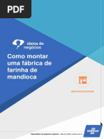 Como montar uma fábrica de farinha de mandioca