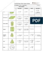 Áreas e volumes de sólidos geométricos