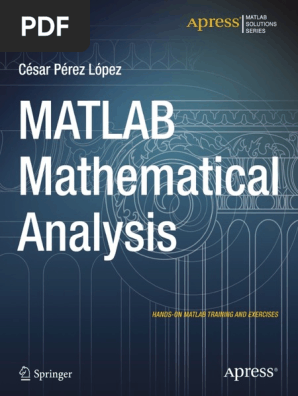 Matlab Mathematical Analysis 14 Pdf