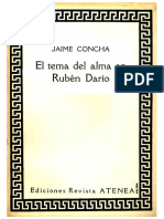 El Tema Del Alma en Rubén Darío