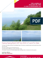 Bali Cliff Land For Sale