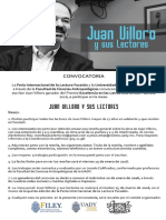 Juan Villoro y sus Lectores (15 Ene)