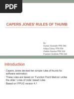 Caper Jones Rule of Thumb