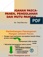 Penanganan Pascapanen Pengolahan Dan Mutu Pangan