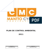 Plan de Control Ambiental