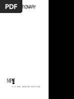 Data Dictionary MP2 SQL 6.0