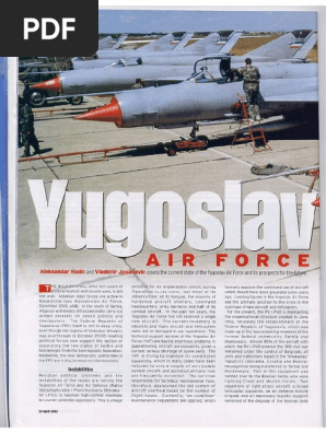 Yugoslav Air Force 2002