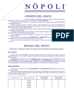 Manuale Istruzioni Gioco Monopoli Lire