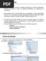 S_AC0_52000888 Deudas, Centro de Beneficio