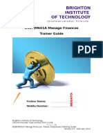 Download BSBFIM601A Manage Finances Trainer Assessment Guide by nanda SN295745157 doc pdf