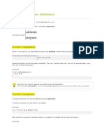 1 JavaScript Function Definitions