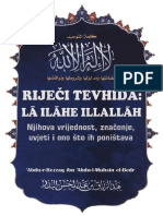 RIJEČI TEVHIDA ''LA ILAHE ILLALLAH'' (Značenje, Vrijednost, Šta Ih Poništava) - 'Abdu-r-Rezzaq B. 'Abdu-l-Muhsin El-Bedr