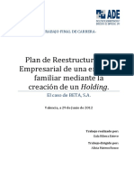 Plan de Reestructuracion Gala-holding