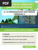 A Organização das Áreas Urbanas II - Geoport. Gina -15-16
