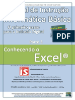 Manual de Instrução de Informática Básica Parte 3 - Conhecendo o Excel 2010