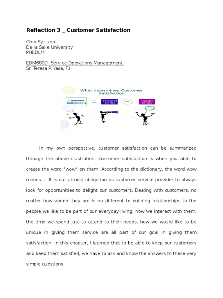Understanding Customer Satisfaction | PDF