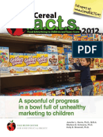 Cereal FACTS Report Summary 2012