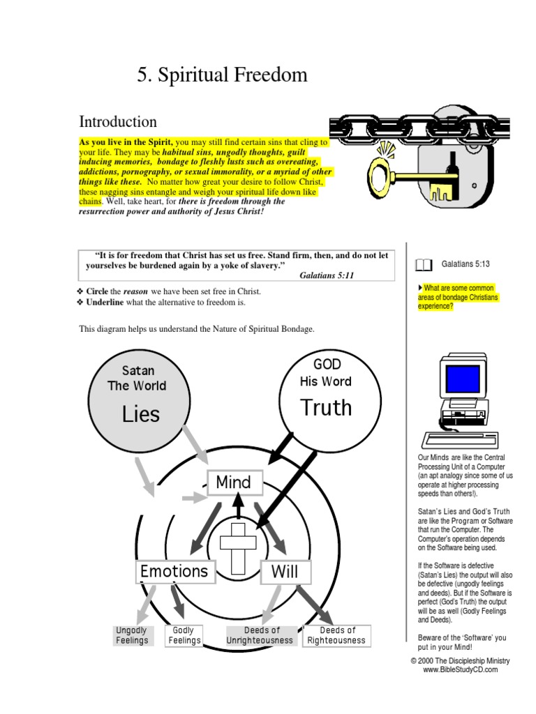 Spiritual Freedom | PDF | Armor Of God | Grace In Christianity