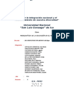 Problematica de La Educacion en El Peru