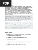 Unión Europea Y Parlamento Europeo