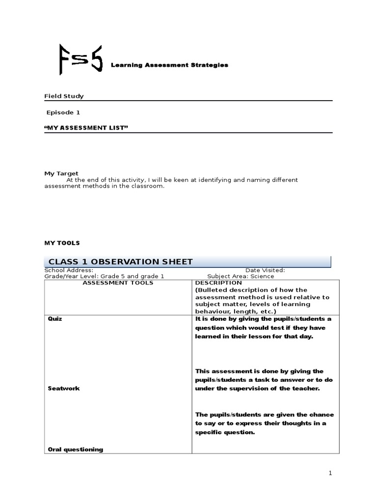 Learning Assessment Strategies | PDF | Educational Assessment | Teachers
