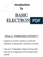 introduction to basic of electronics