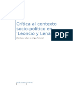Crítica Al Contexto Social en Leoncio y Lena - Adrián Granero
