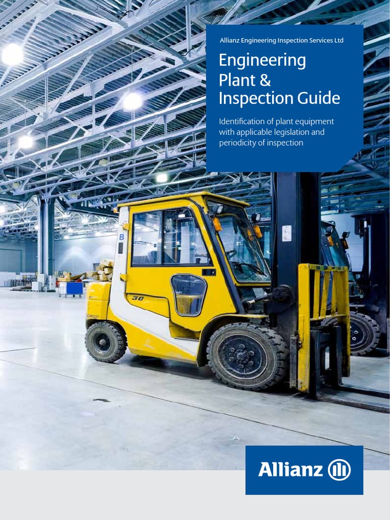 Engineering Plant and Inspection Guide | PDF | Crane (Machine) | Elevator