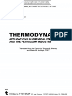 Thermodynamics Applications in Chemical Engineering and Petroleum Industry