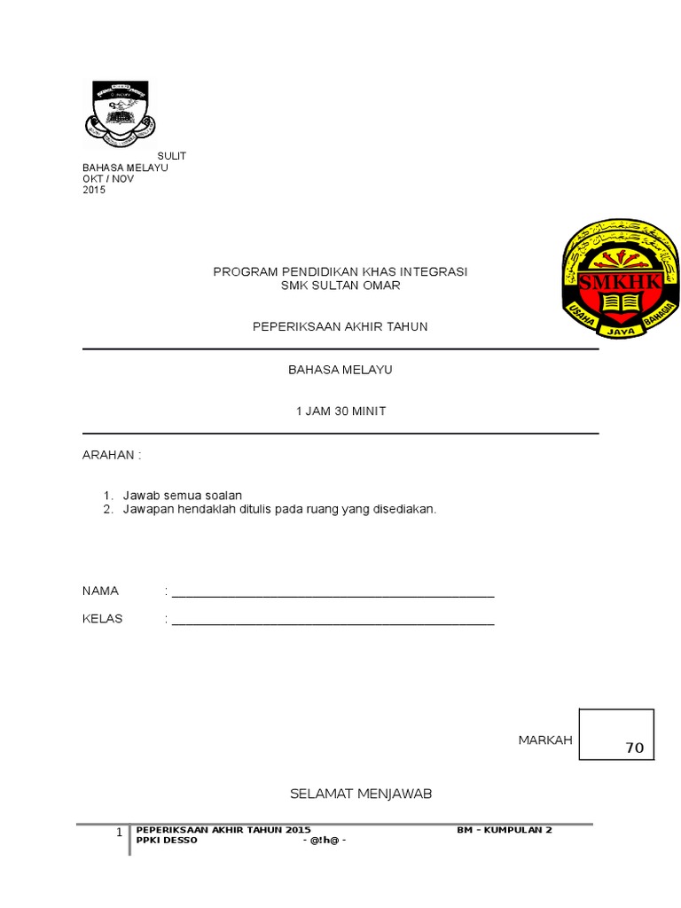 Soalan Matematik Tahun 4 Pdf - Tutorials Hijab Style