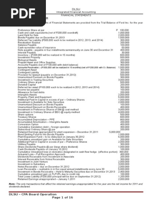 Financial Statements