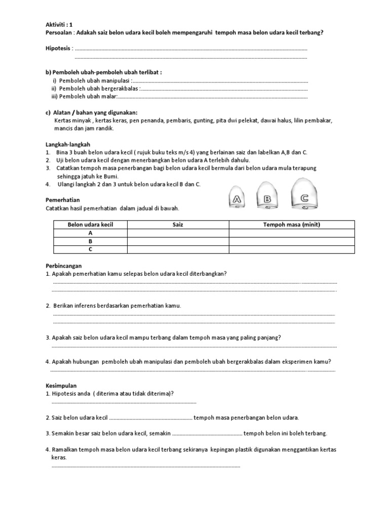 Belon Udara Kecil Pdf