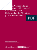 Guía de Práctica Clínica sobre la Atención Integral a las Personas con Enfermedad de Alzheimer y otras Demencias