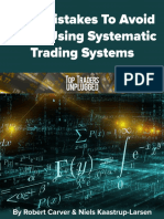 TopTraders 9 Mistakes To Avoid When Using Systematic Trading Systems by Rob Carver and Niels Kaastrup Larsen