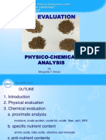 Physico-Chemical Evaluation of Feeds