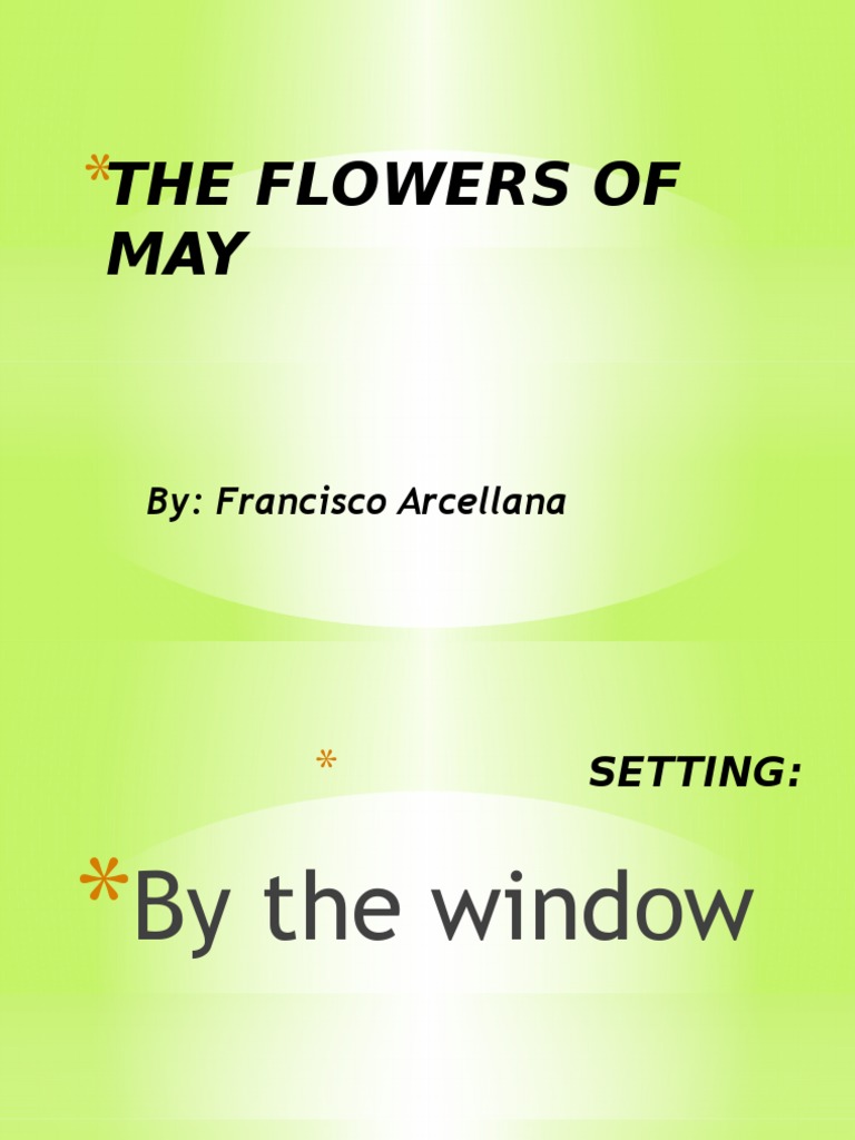 The Flowers of May PDF