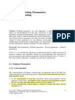 Effects of Working Parameters on Electrospinning