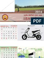 Calendar Iitm 2016
