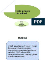 Prinsip Advokasi by Melly Andriani