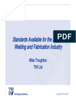 Available Standards Presentation by TWI 21.10.2010