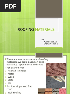Roofing Materials