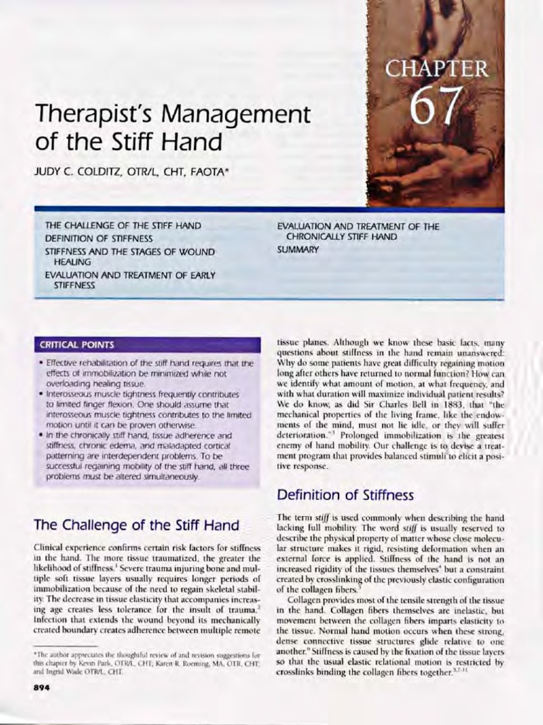 The Stiff Hand | PDF