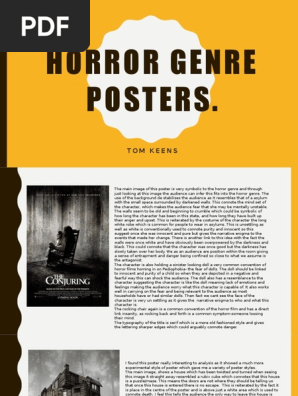 horror genre poster