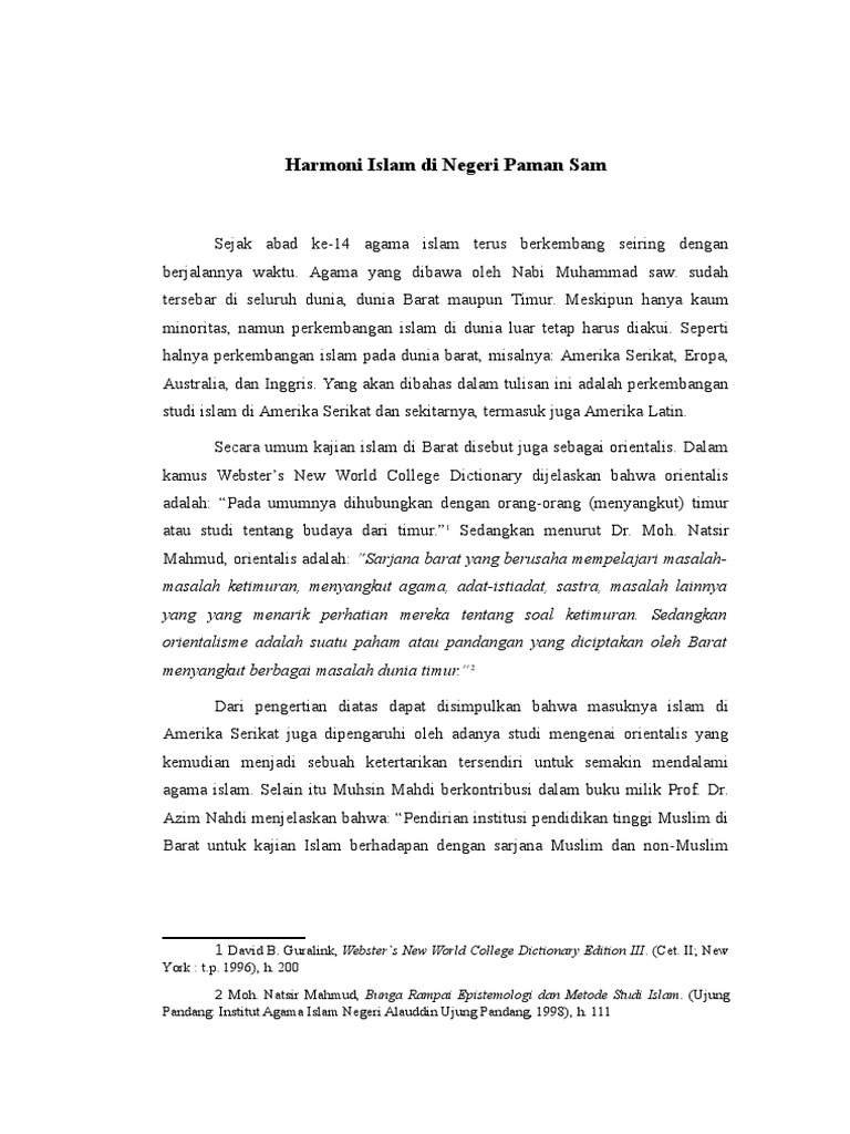 Studi Islam Di Barat Pdf