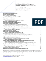  Principles of Sustainable Weed Management in Organic Cropping Systems