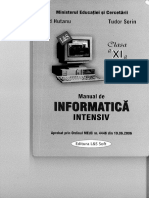 Manual Informatica C++ Clasa A 11-A