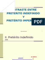 Pretérito Vs Imperfecto