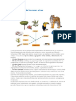 La Clasificación de Los Seres Vivos