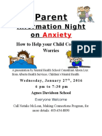 agnes anxiety present poster  1 