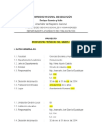 Modelo Plantilla de Proyecto